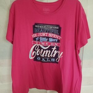 God Made Everyone Beautiful XXL Pink